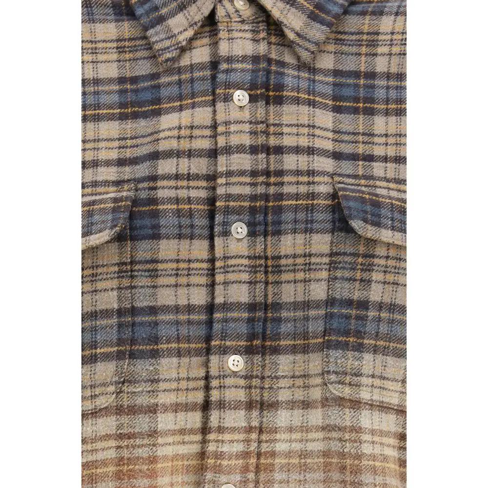 R13 R13 Multicolor Cotton Pattern Shirt