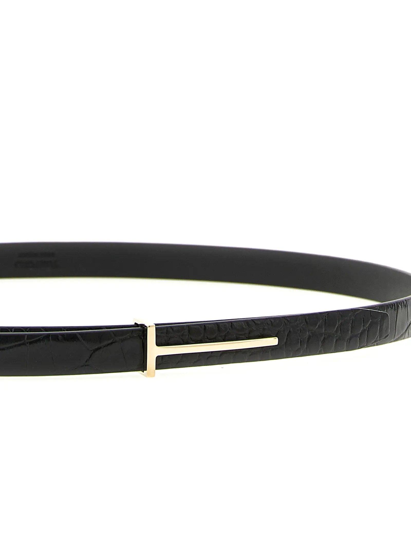 Tom Ford Tom Ford Black Calfskin Regular Belt