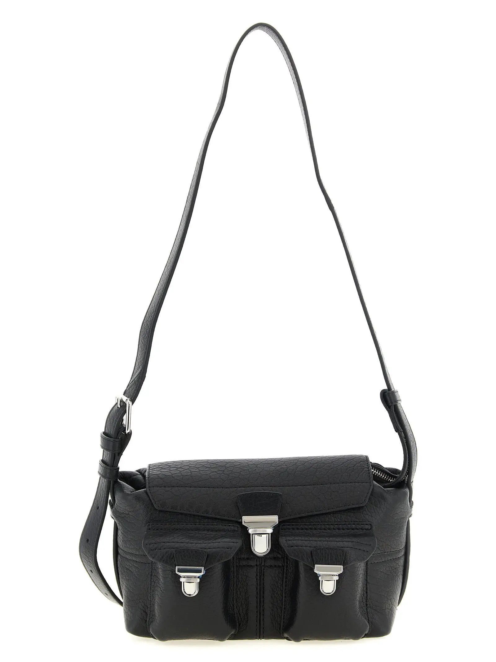 Lemaire Lemaire Black Calfskin Crossbody Bag