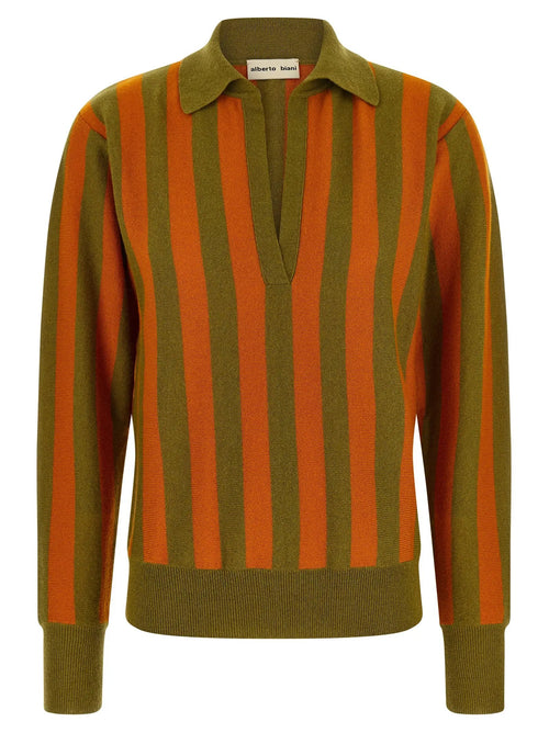 Alberto Biani Alberto Biani Multicolor Cashmere Polo Shirt