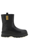 PINKO PINKO Black Cowhide Ankle Boots