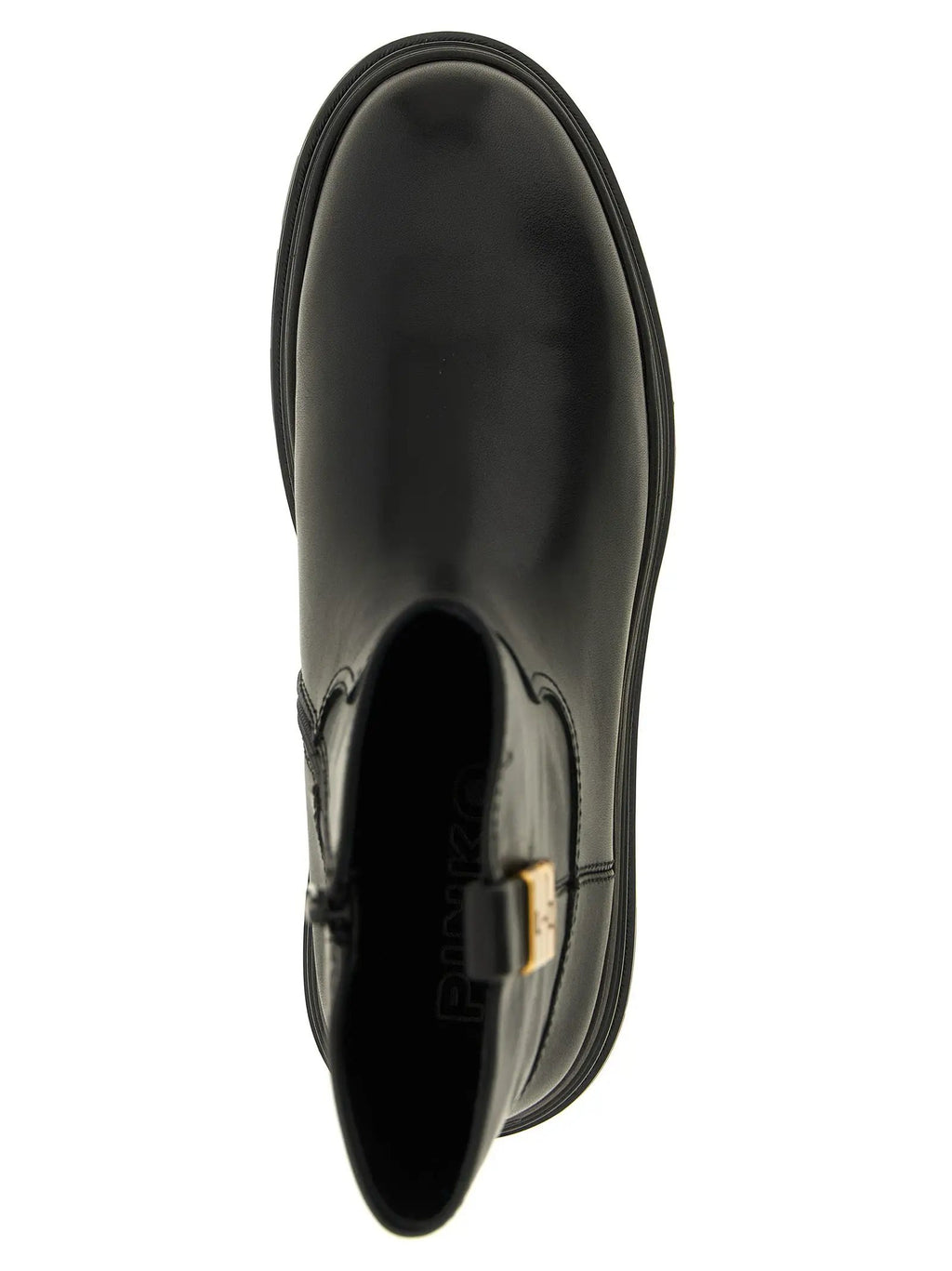 PINKO PINKO Black Cowhide Ankle Boots
