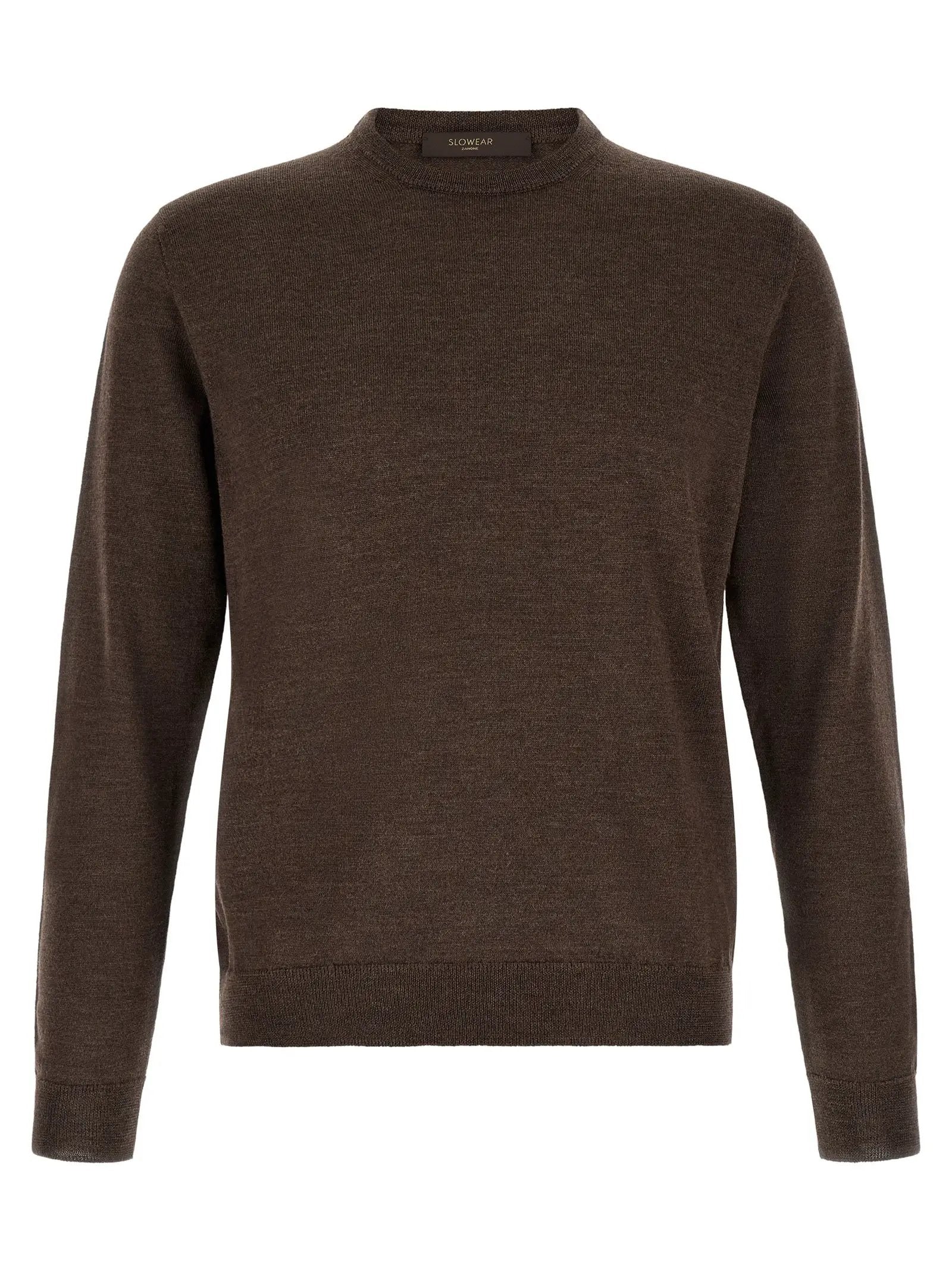 ZANONE ZANONE Brown Virgin Wool Cardigan