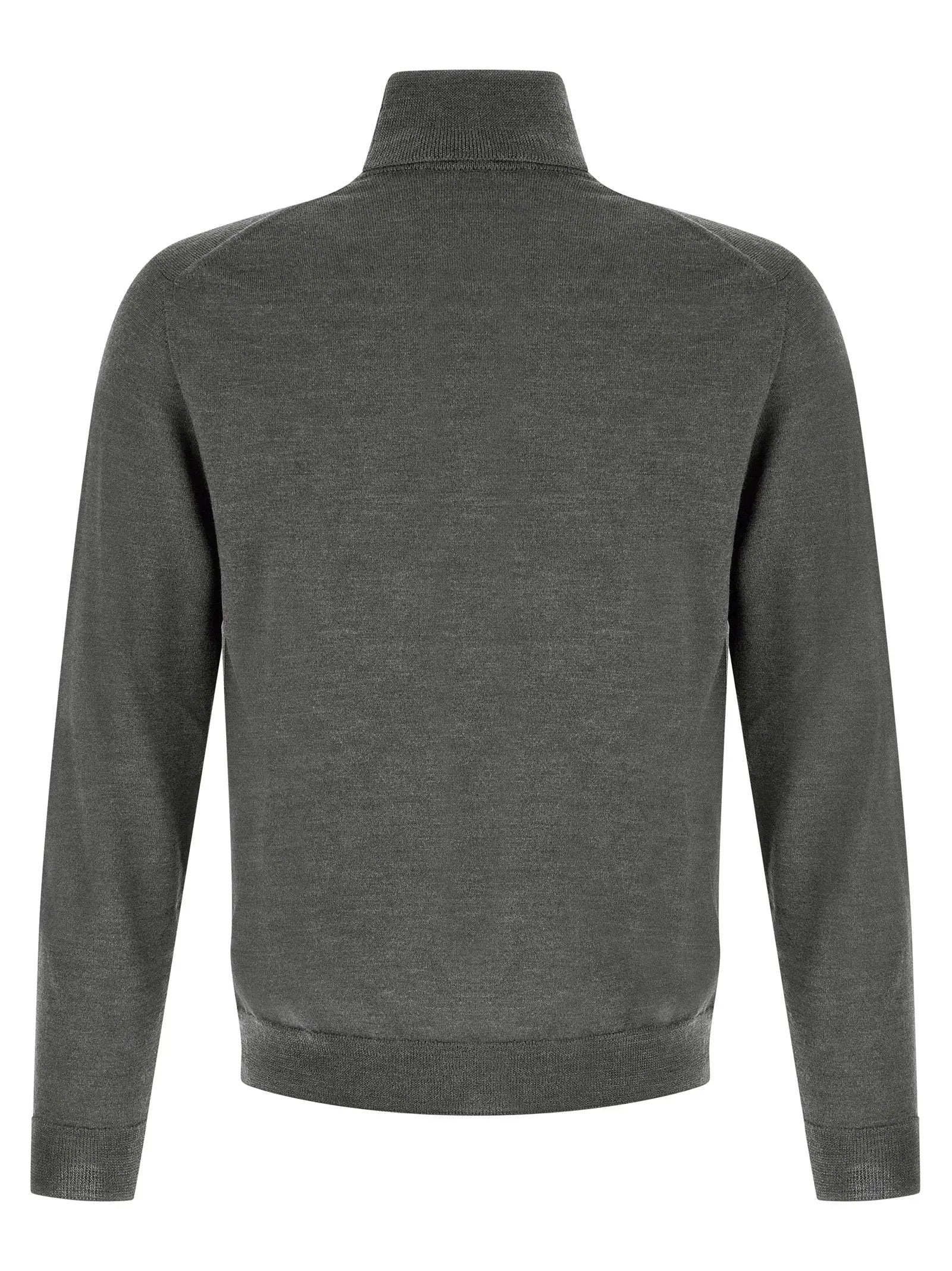 ZANONE ZANONE Gray Virgin Wool Cardigan