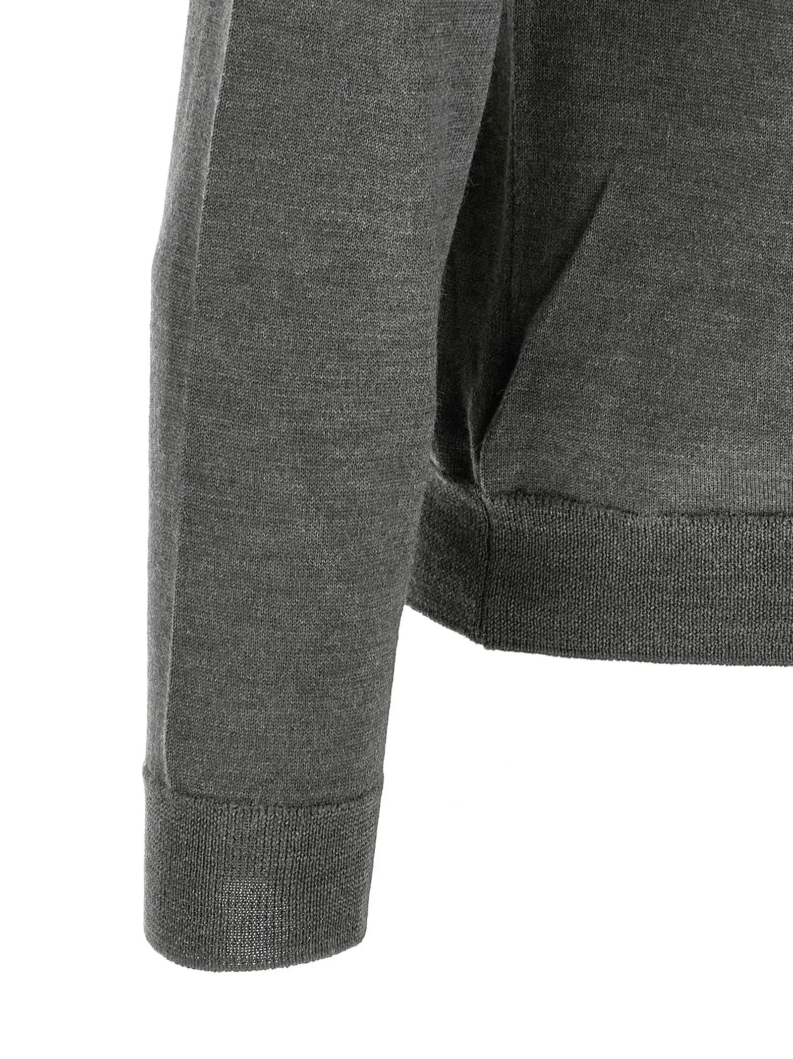 ZANONE ZANONE Gray Virgin Wool Cardigan