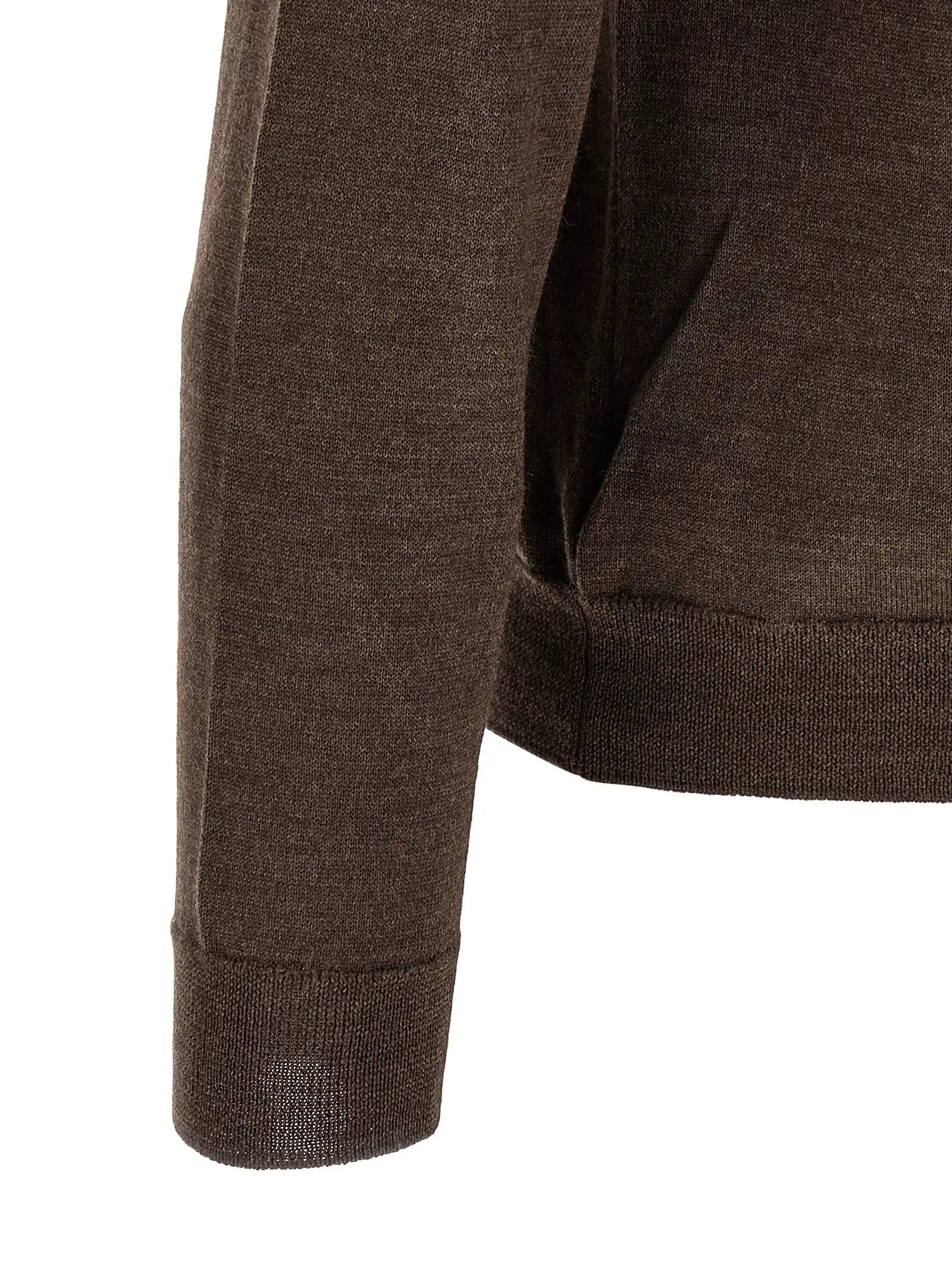 ZANONE ZANONE Brown Virgin Wool Cardigan