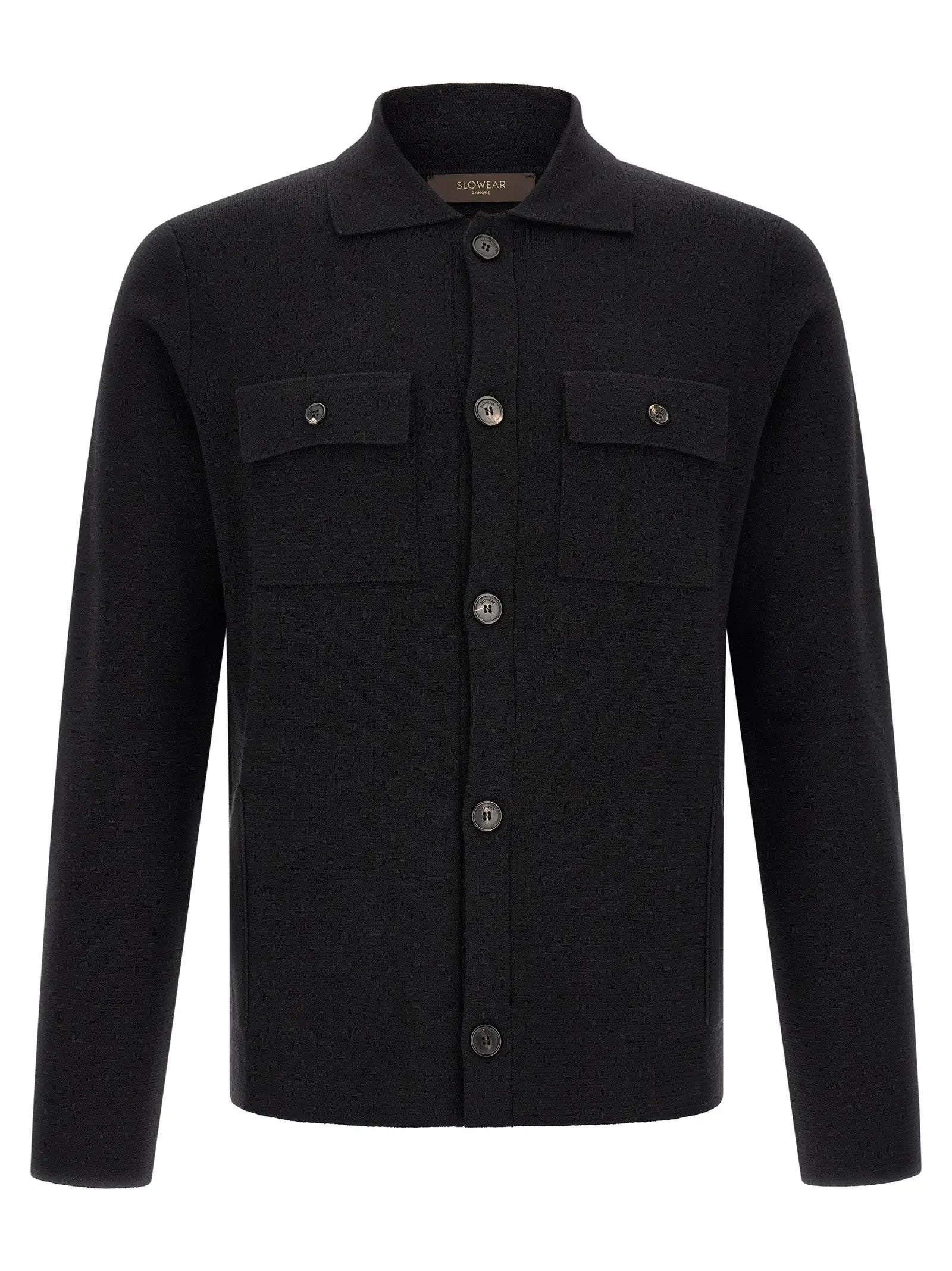 ZANONE ZANONE Black Virgin Wool Cardigan