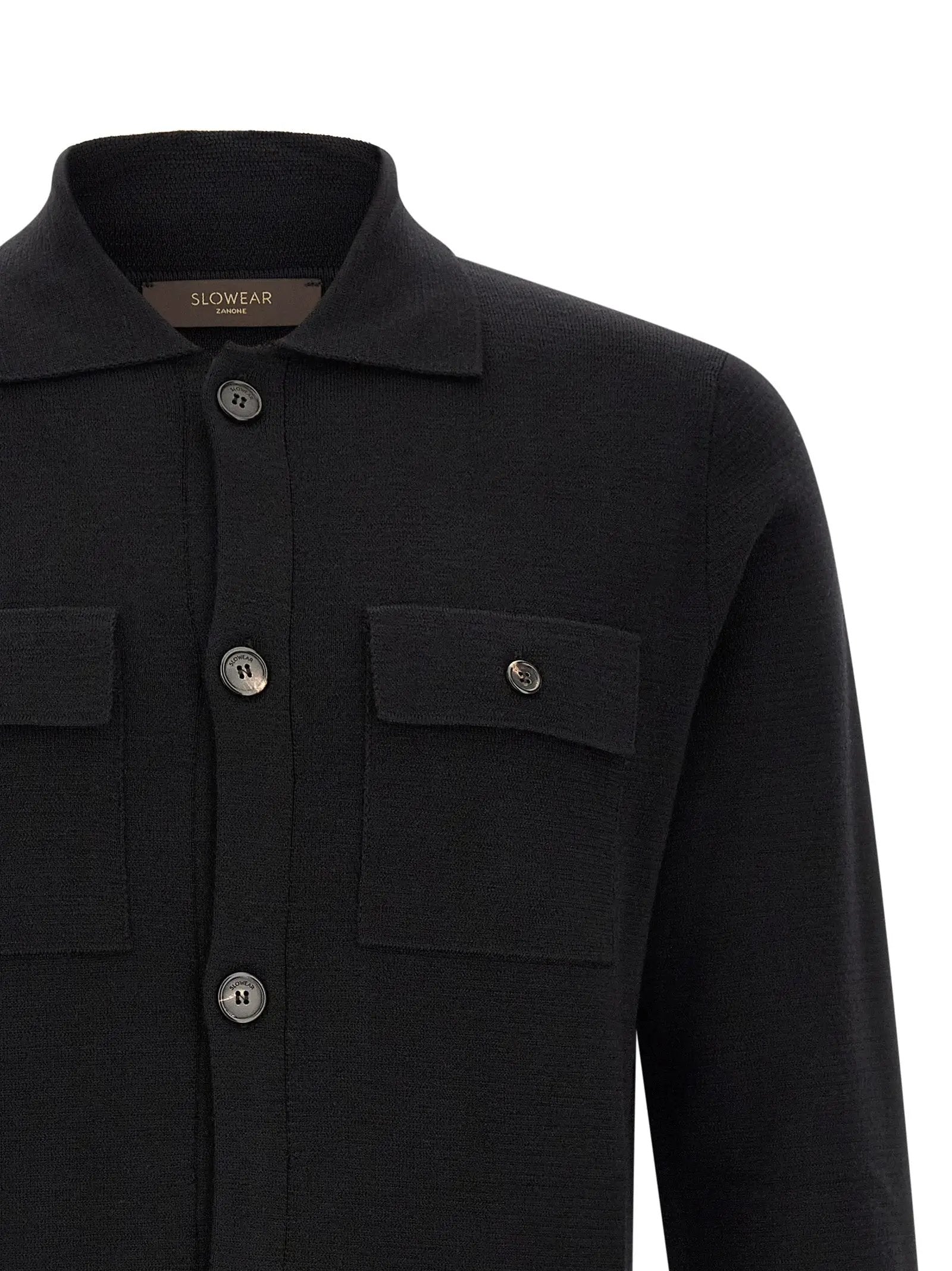 ZANONE ZANONE Black Virgin Wool Cardigan