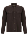 ZANONE ZANONE Brown Virgin Wool Cardigan
