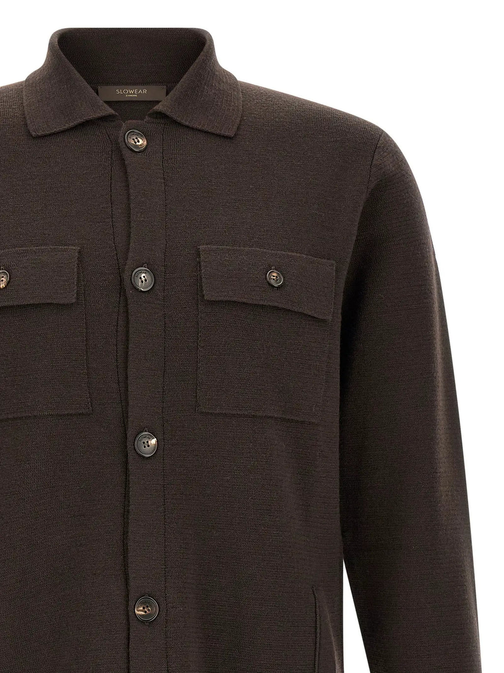 ZANONE ZANONE Brown Virgin Wool Cardigan