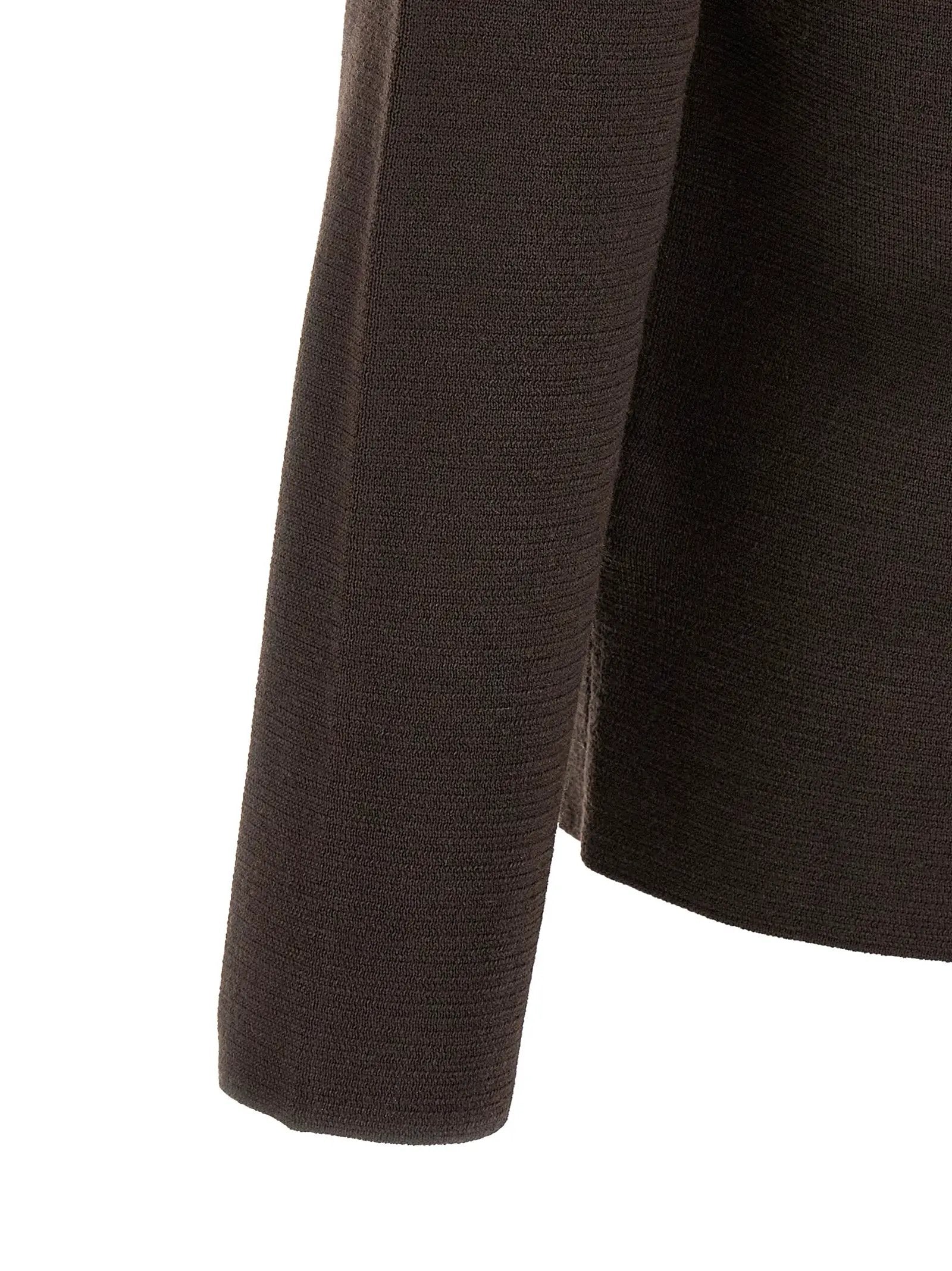 ZANONE ZANONE Brown Virgin Wool Cardigan