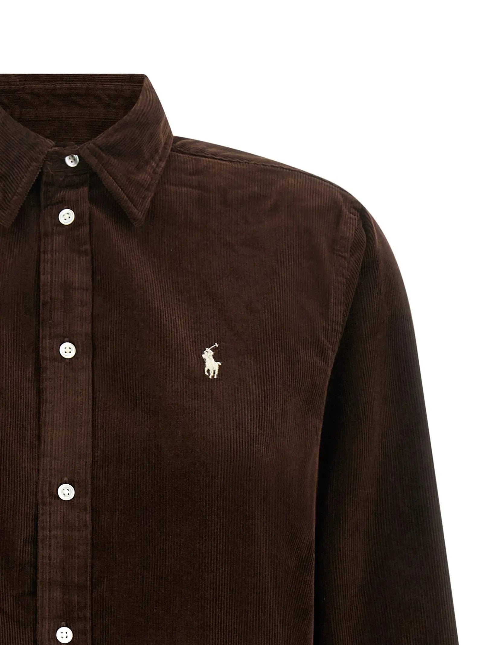 Polo Ralph Lauren Polo Ralph Lauren Brown Cotton Blouse
