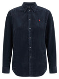 Polo Ralph Lauren Polo Ralph Lauren Blue Cotton Blouse