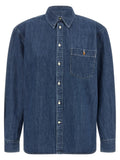 Polo Ralph Lauren Polo Ralph Lauren Blue Cotton Blouse