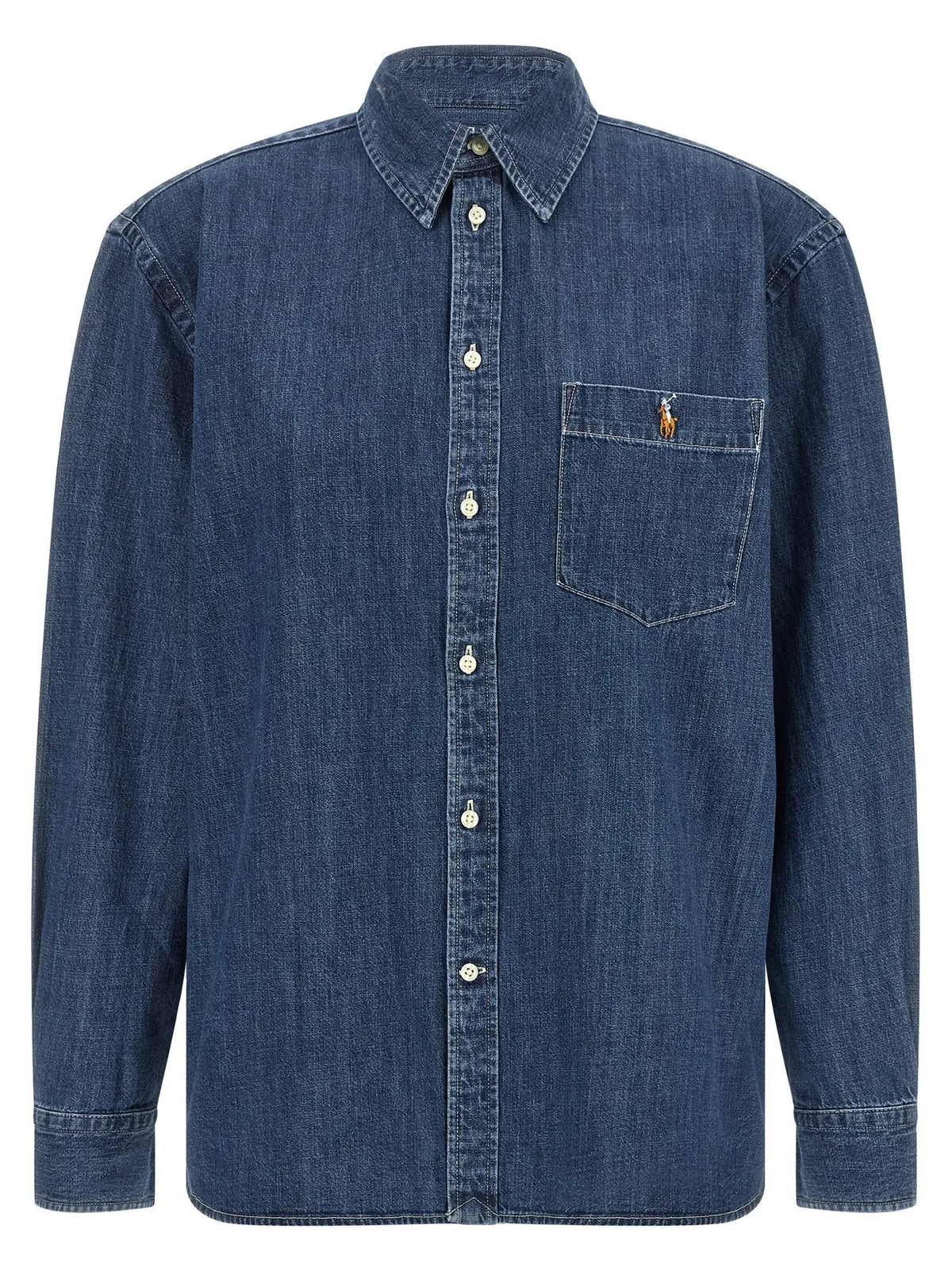Polo Ralph Lauren Polo Ralph Lauren Blue Cotton Blouse