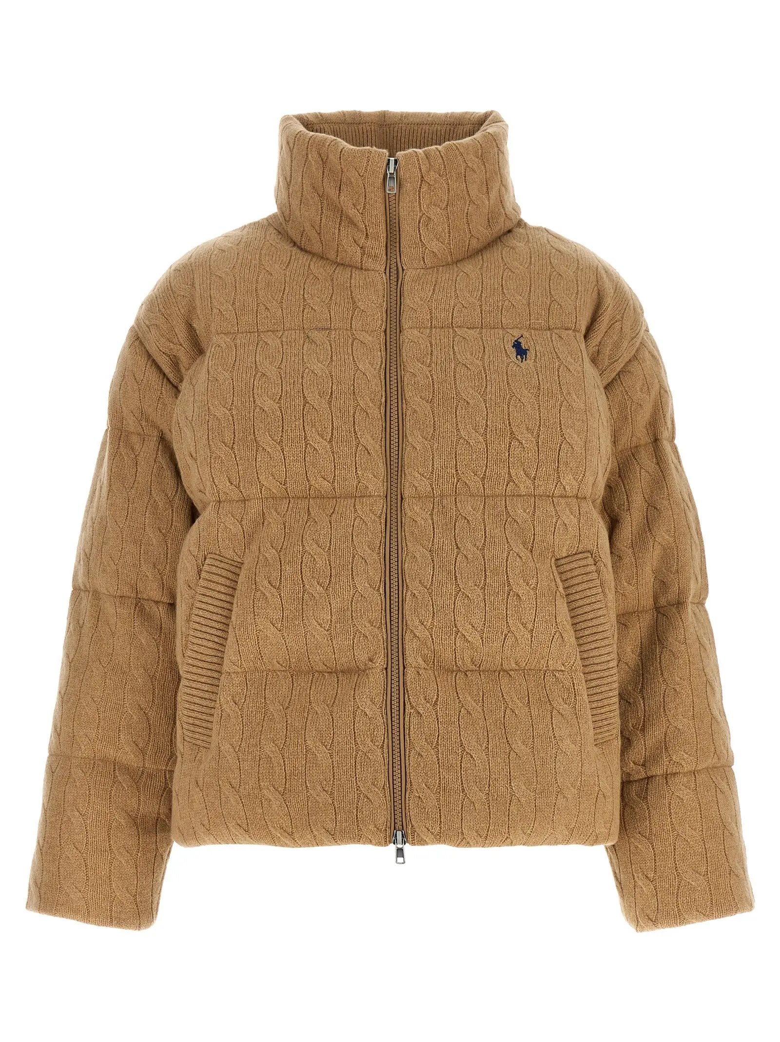 Polo Ralph Lauren Polo Ralph Lauren Beige Wool Full-Length Jacket