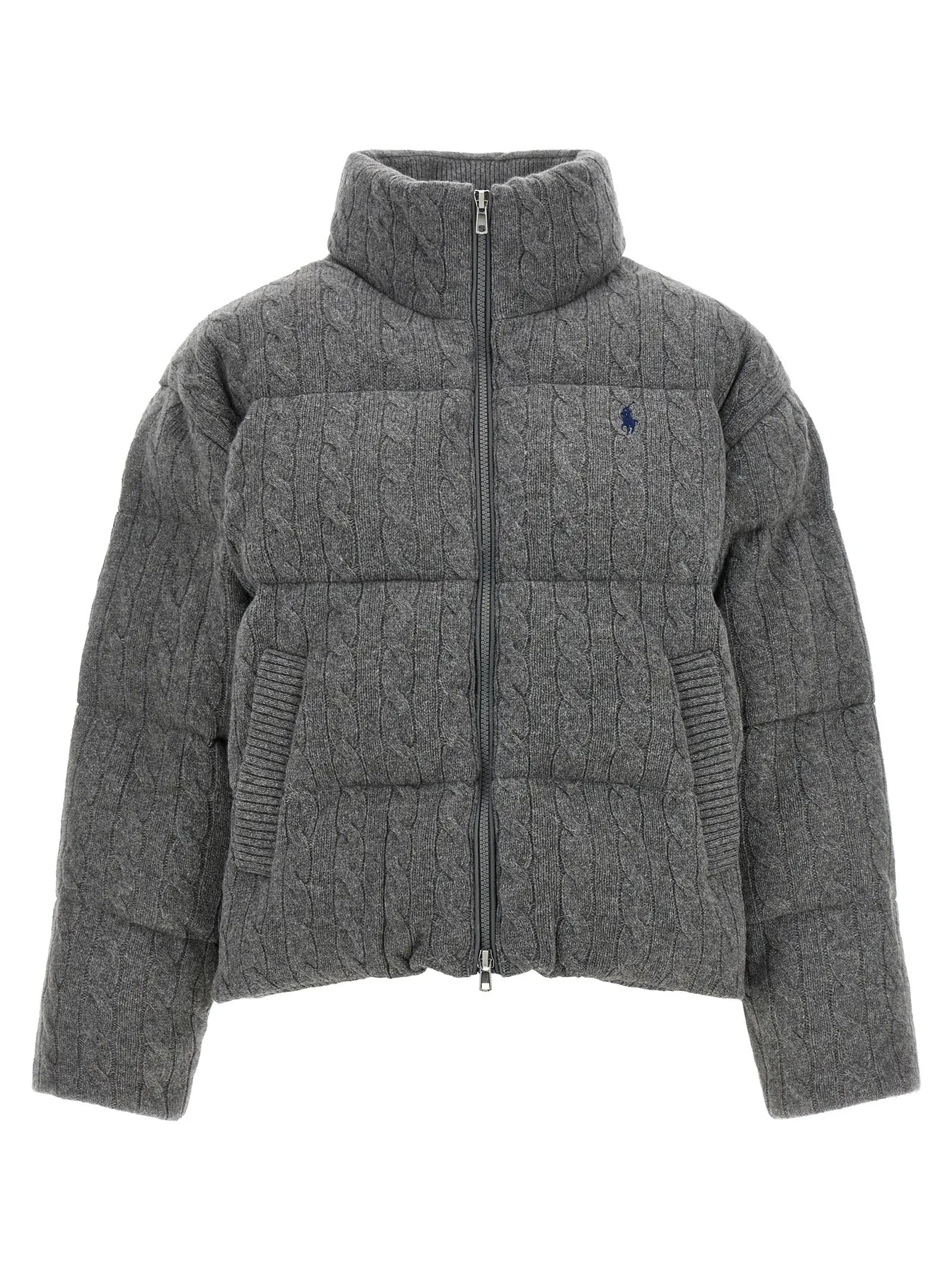 Polo Ralph Lauren Polo Ralph Lauren Gray Wool Full-Length Jacket