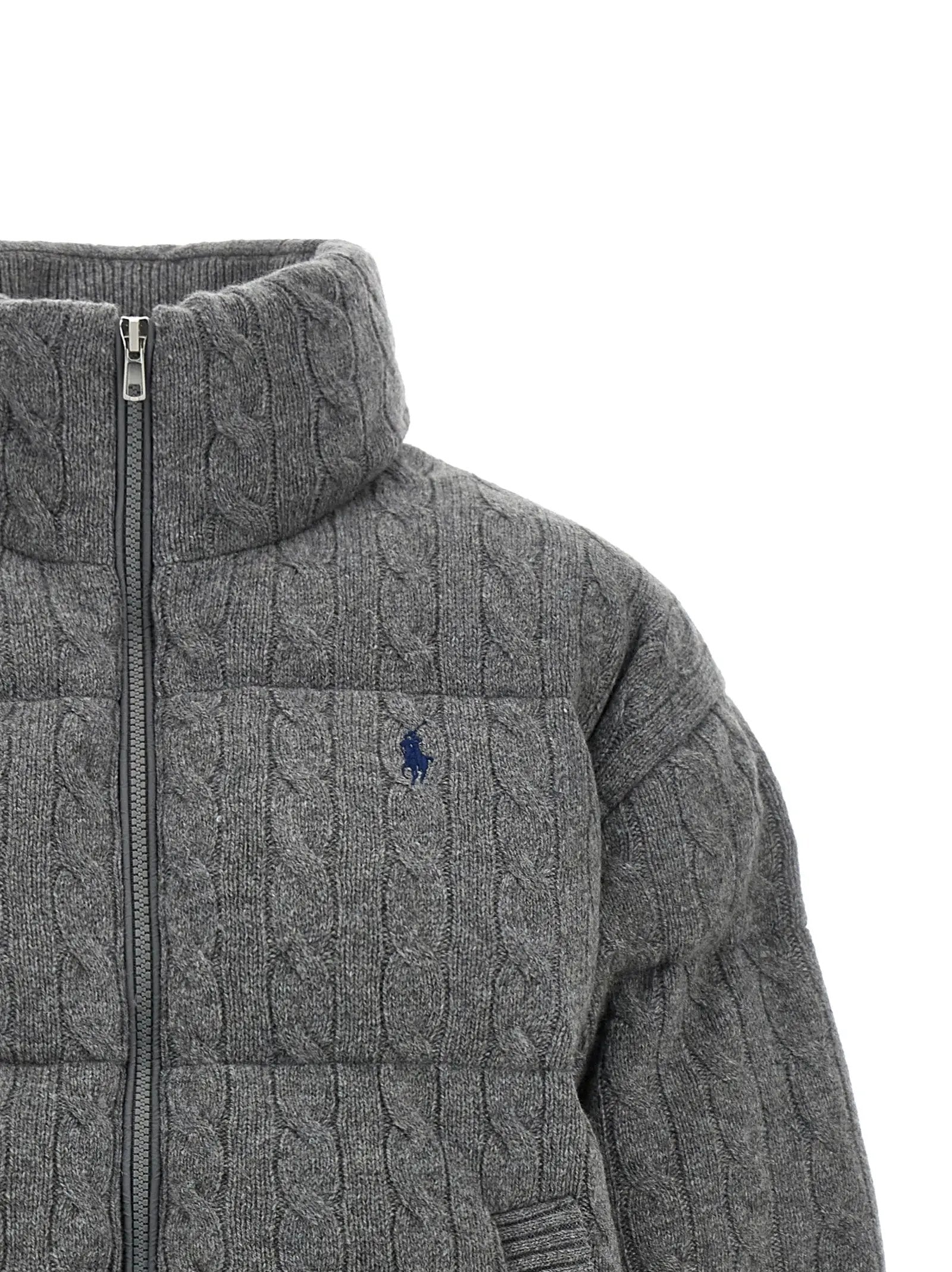 Polo Ralph Lauren Polo Ralph Lauren Gray Wool Full-Length Jacket