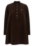 Polo Ralph Lauren Polo Ralph Lauren Brown Cotton Short Dress