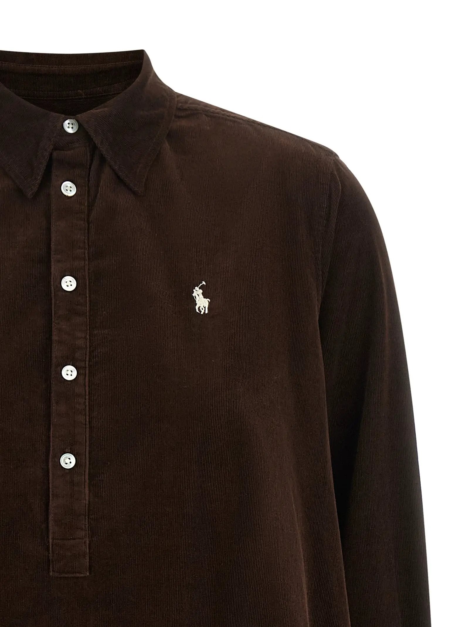 Polo Ralph Lauren Polo Ralph Lauren Brown Cotton Short Dress