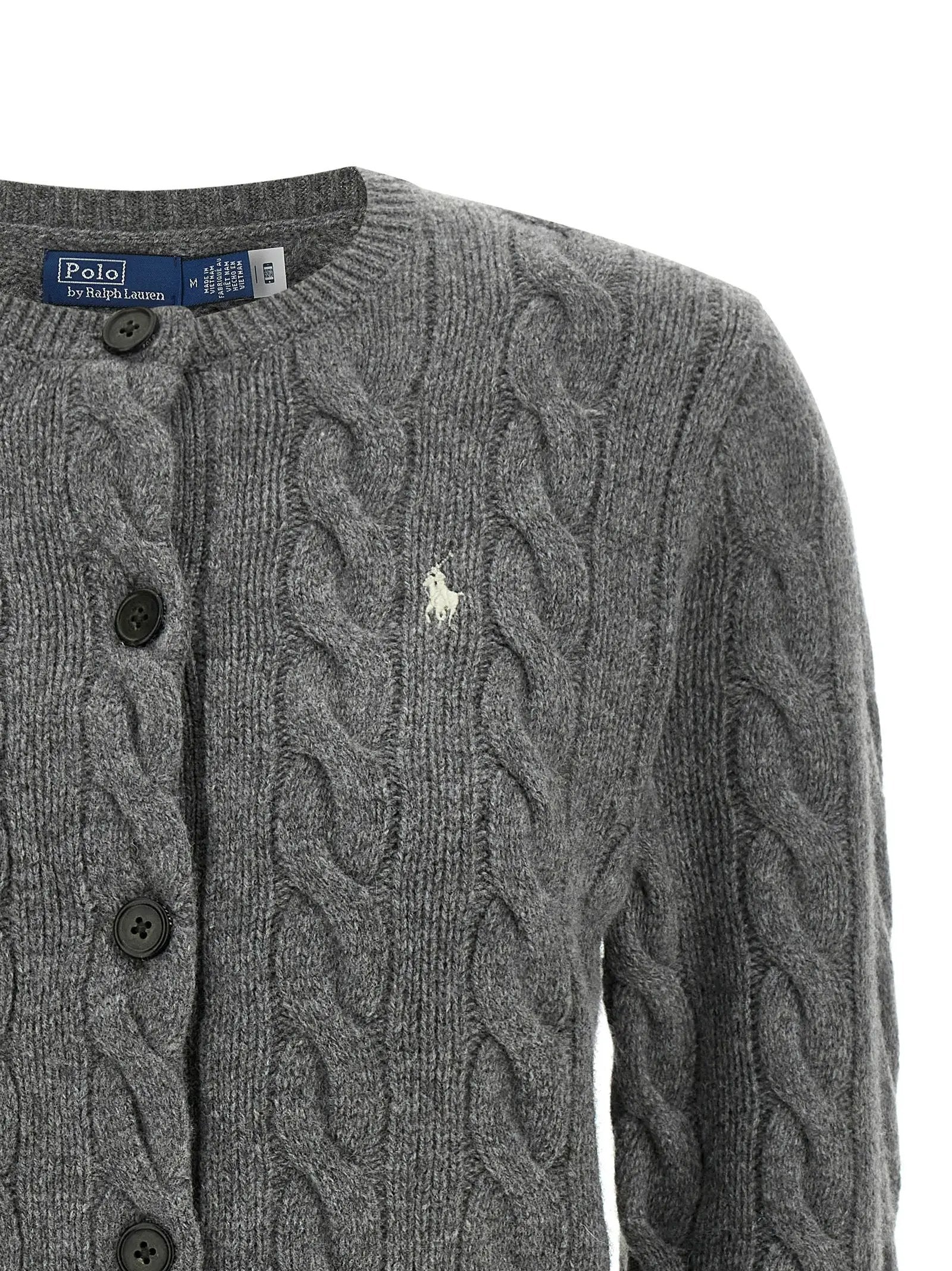 Polo Ralph Lauren Polo Ralph Lauren Gray Wool Cardigan