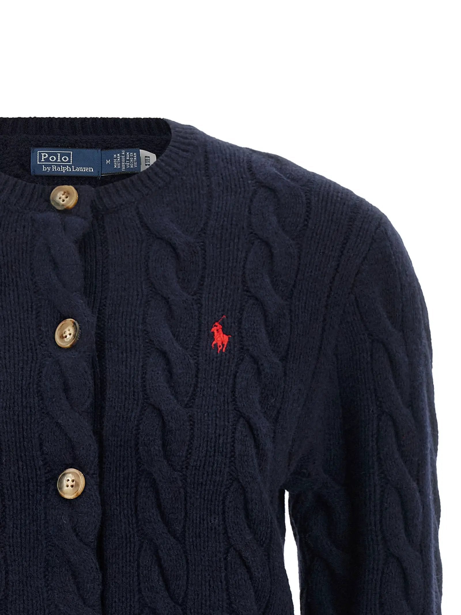 Polo Ralph Lauren Polo Ralph Lauren Blue Wool Cardigan