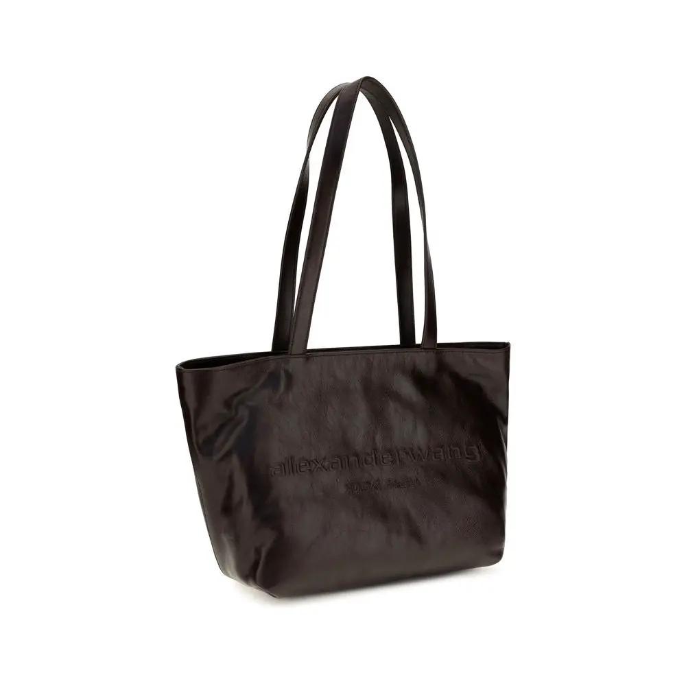 Alexander Wang Alexander Wang Brown Calf Leather Bos Taurus Shoulder Bag