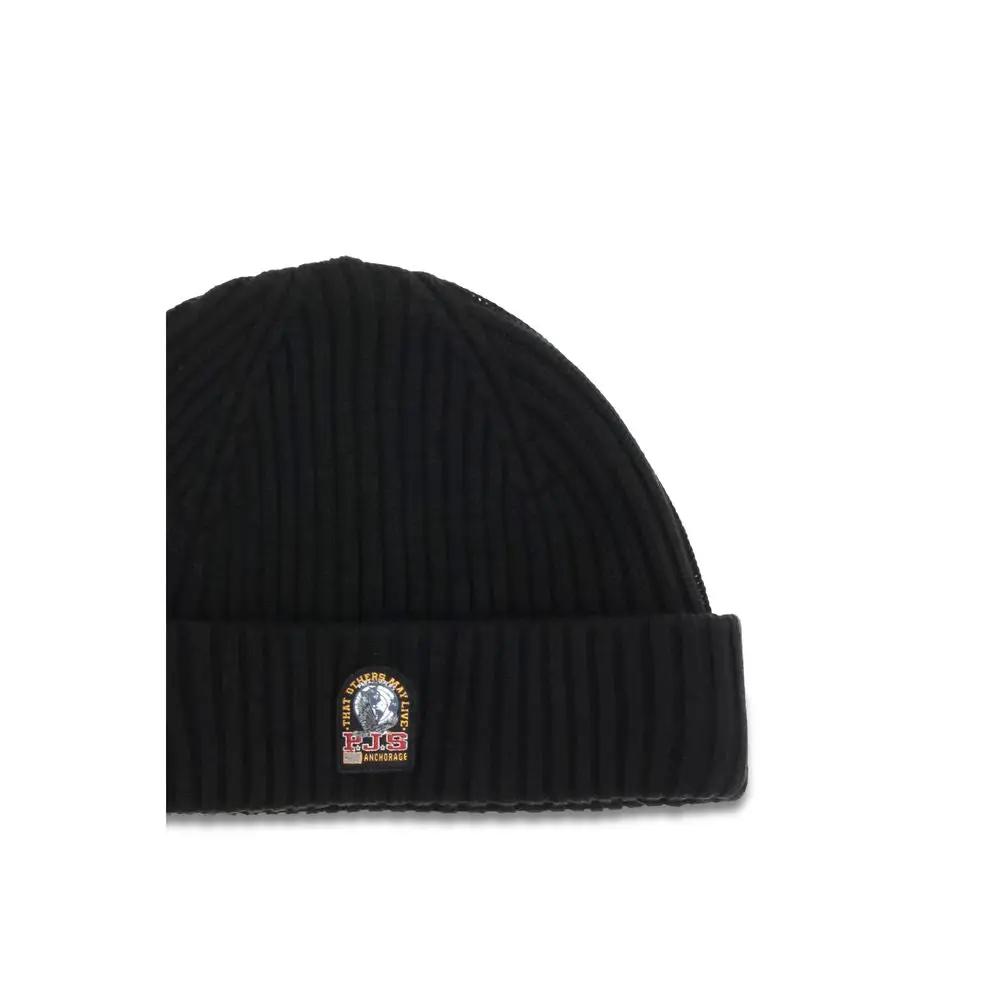 Parajumpers Parajumpers Black Wool Oves Aries Beanie