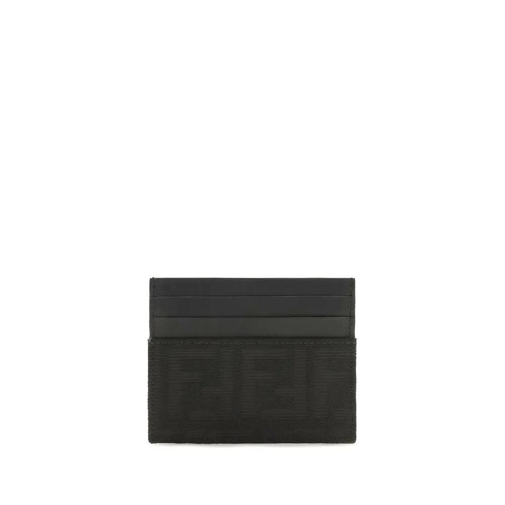 Fendi Fendi Black Polyester Wallet