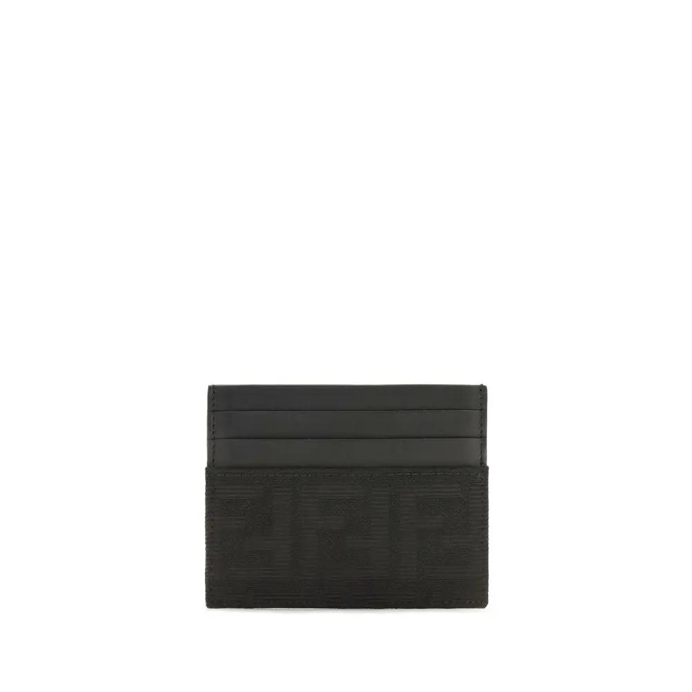 Fendi Fendi Black Polyester Wallet