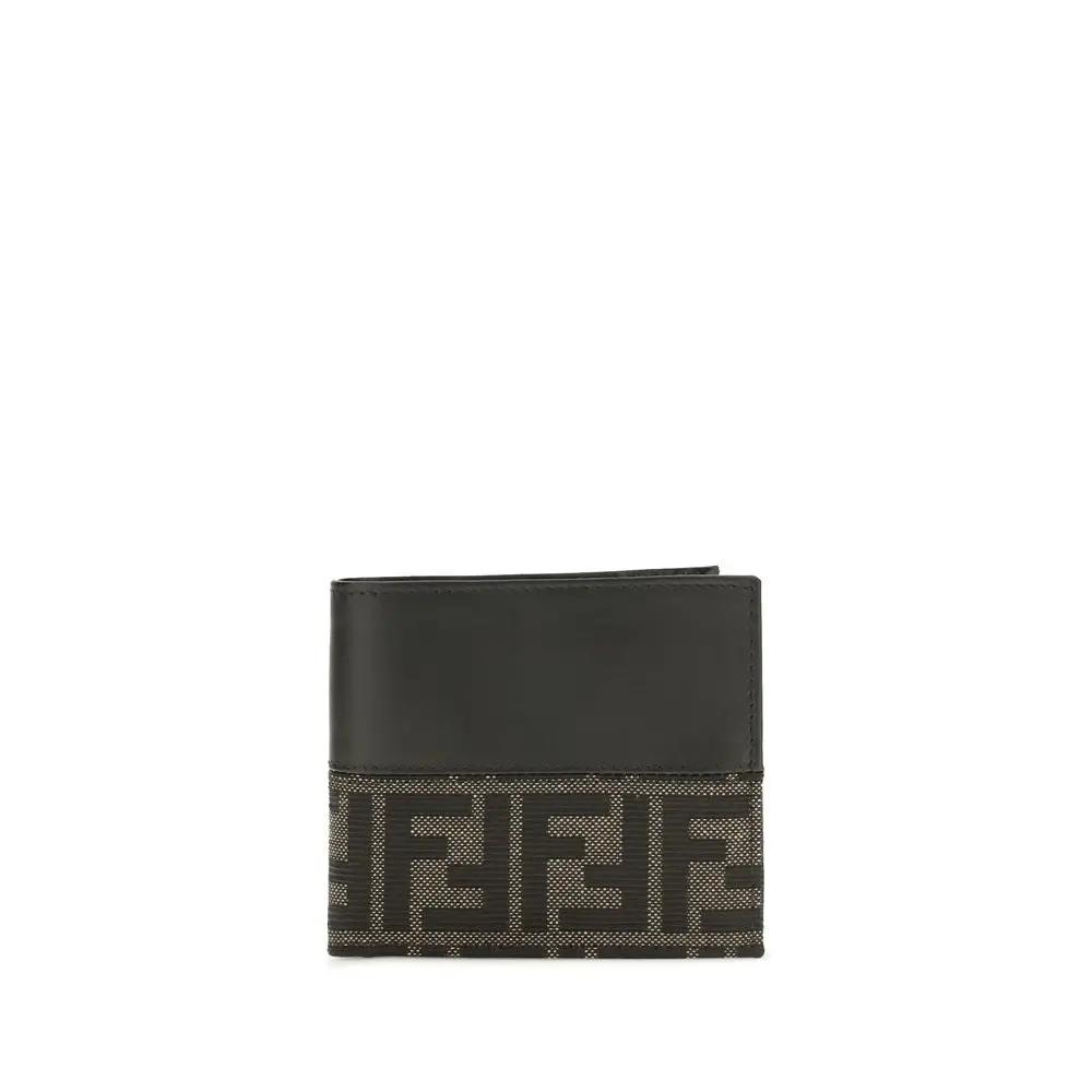 Fendi Fendi Brown Calf Leather Bos Taurus Wallet