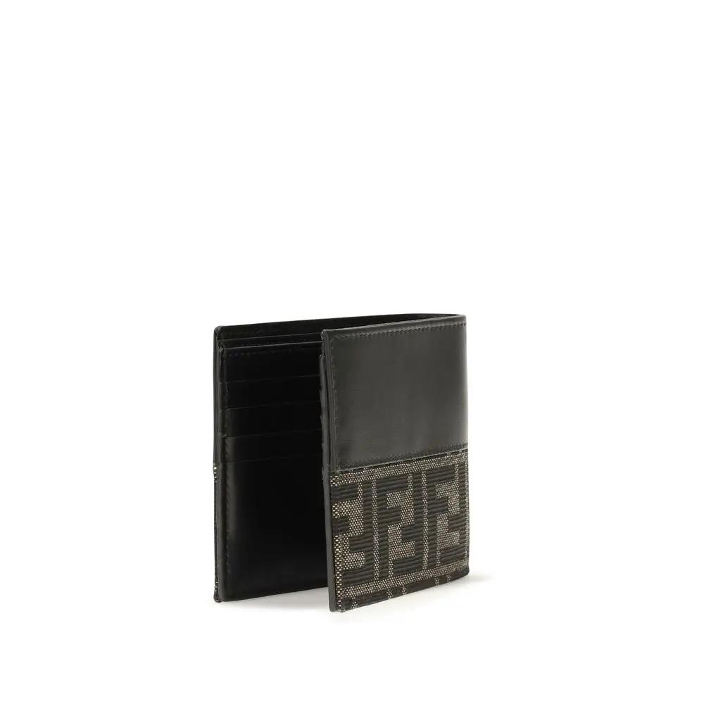 Fendi Fendi Brown Calf Leather Bos Taurus Wallet