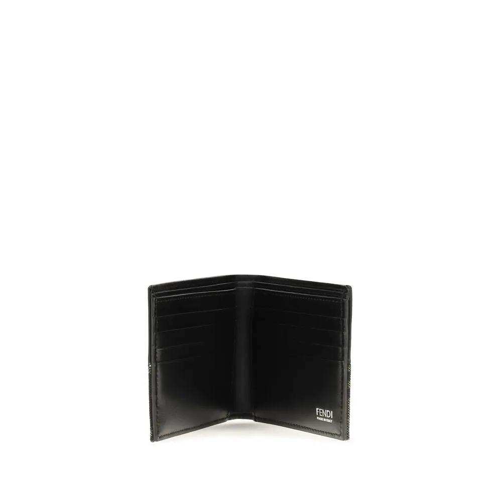 Fendi Fendi Brown Calf Leather Bos Taurus Wallet