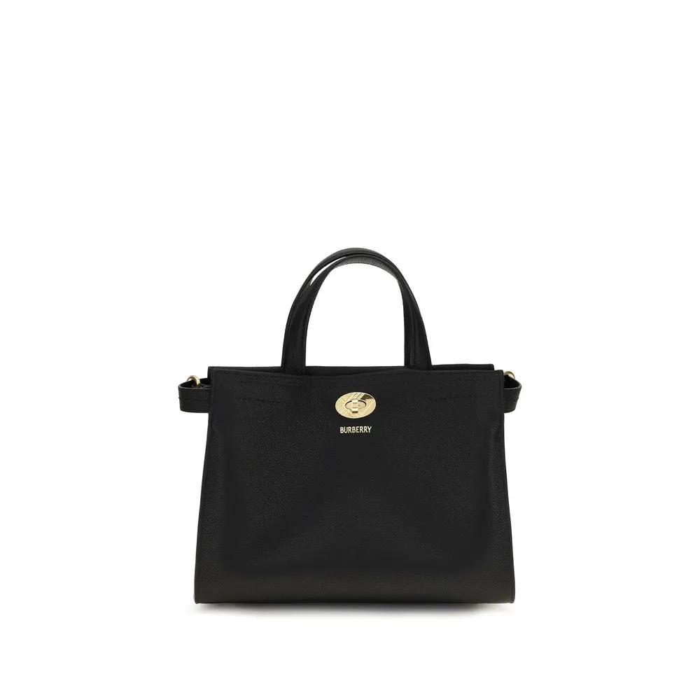 Burberry Burberry Black Cotton Handbag