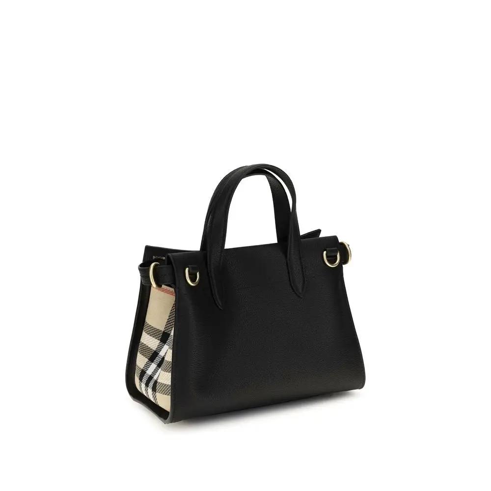 Burberry Burberry Black Cotton Handbag