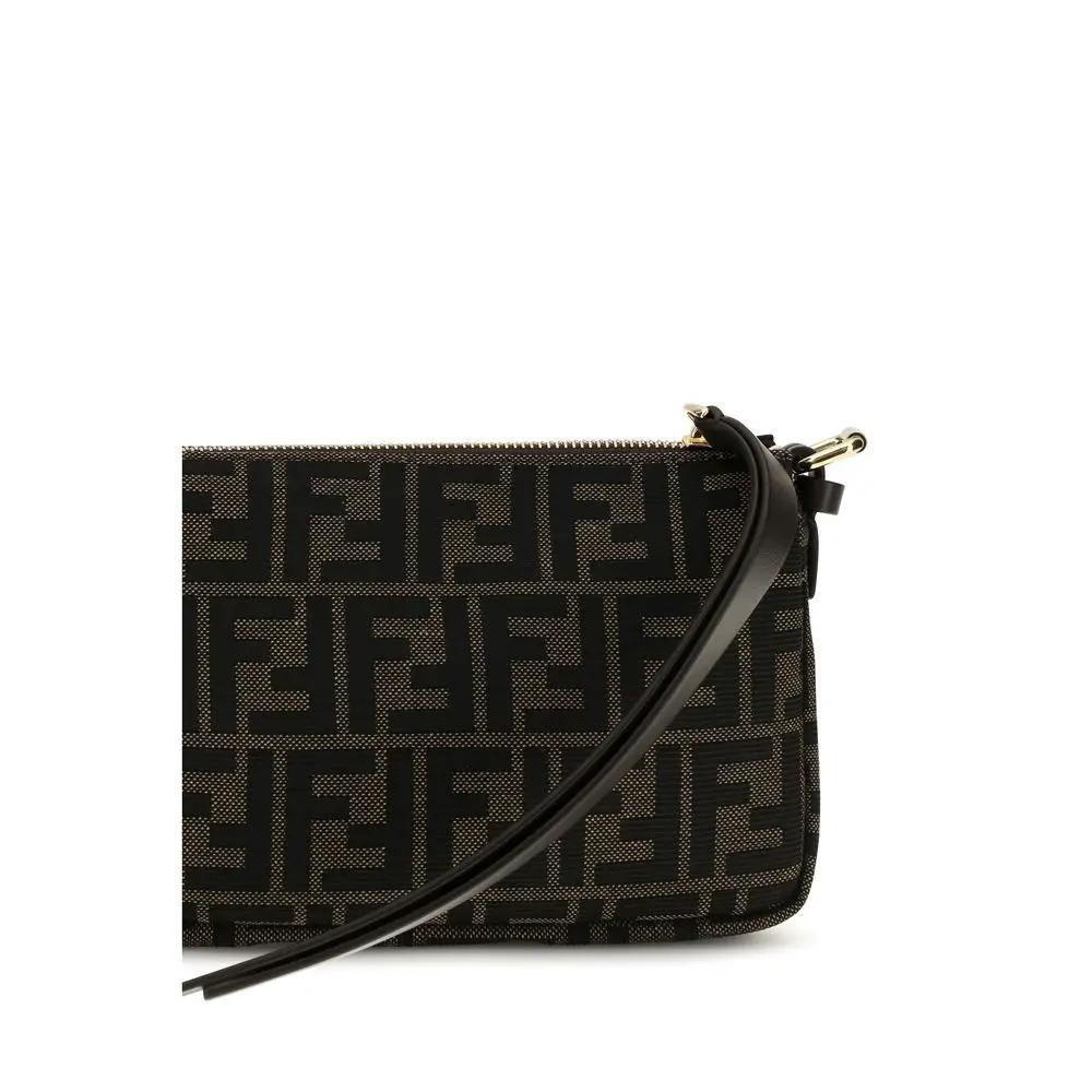 Fendi Fendi Brown Polyester Shoulder Bag