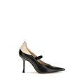 Fendi Fendi Black Calf Leather Bos Taurus High Heel Pumps