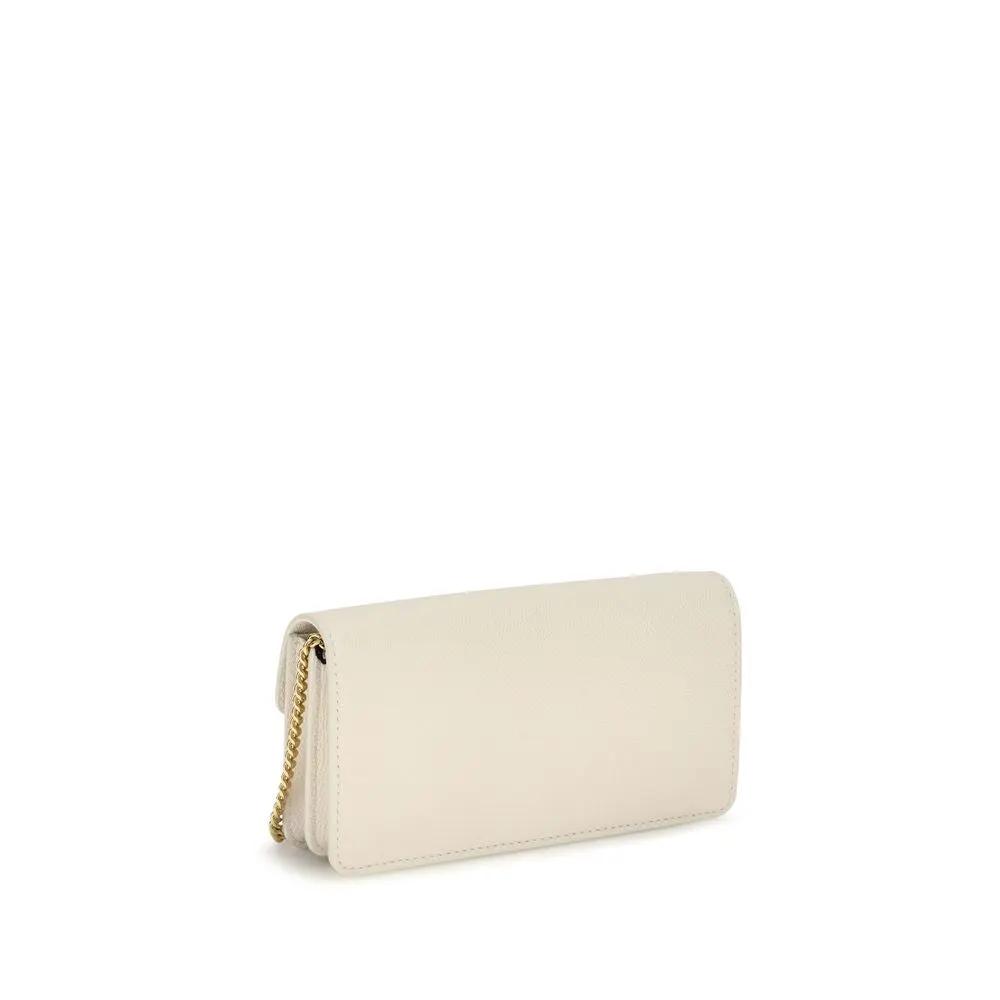 Valentino Garavani Valentino Garavani White Calf Leather Bos Taurus Wallet