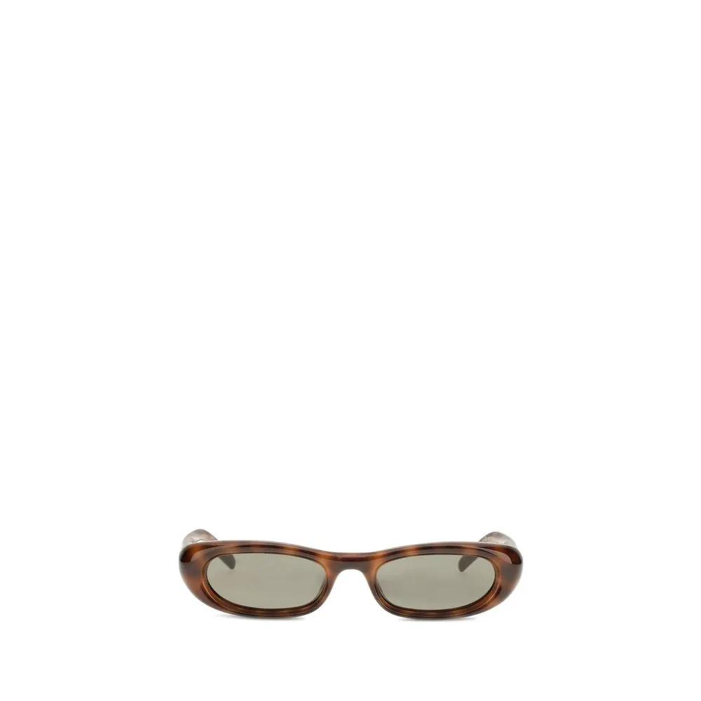 Saint Laurent Saint Laurent Brown Acetate Sunglasses