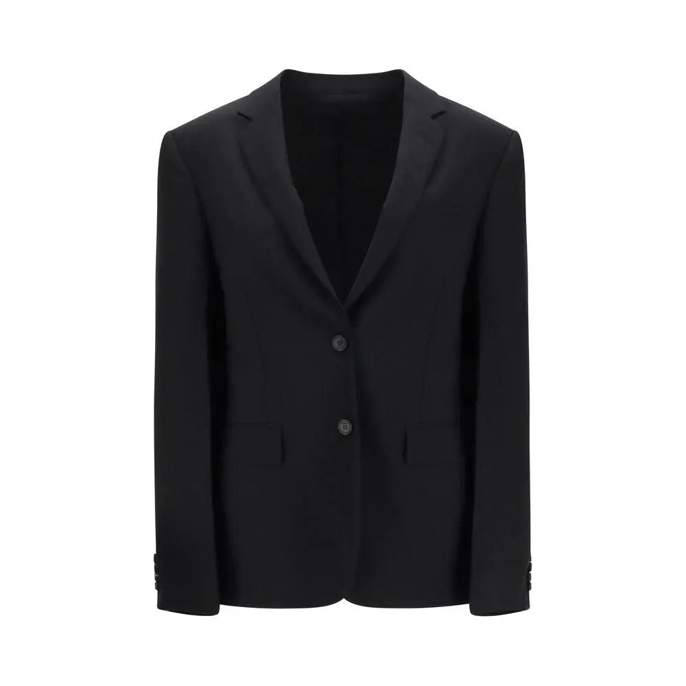 Fendi Fendi Black Mohair Blazer