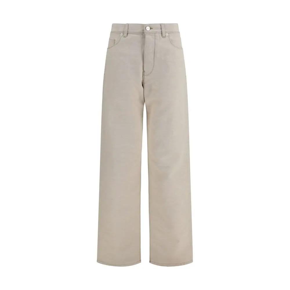 Fendi Fendi Beige Cotton Jeans Denim