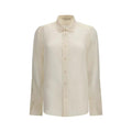 Fendi Fendi Beige Silk Pattern Shirt
