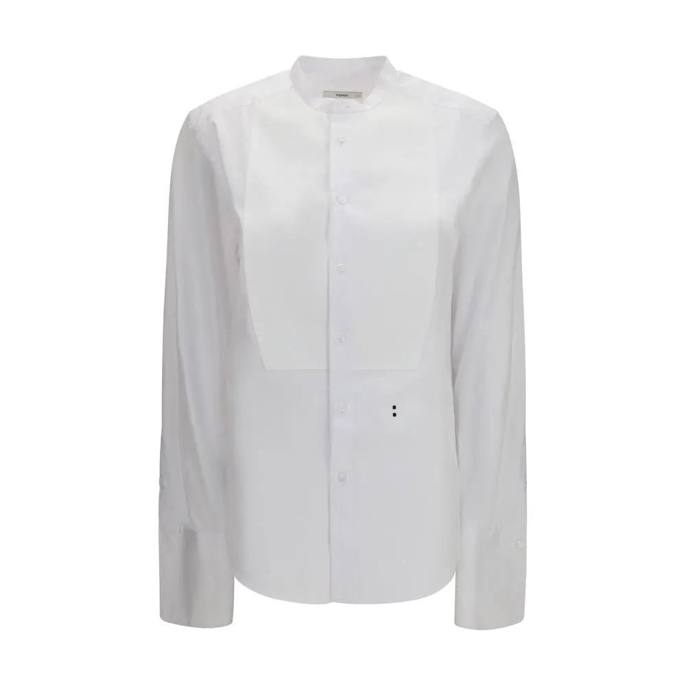 Fendi Fendi White Cotton Dress Shirt
