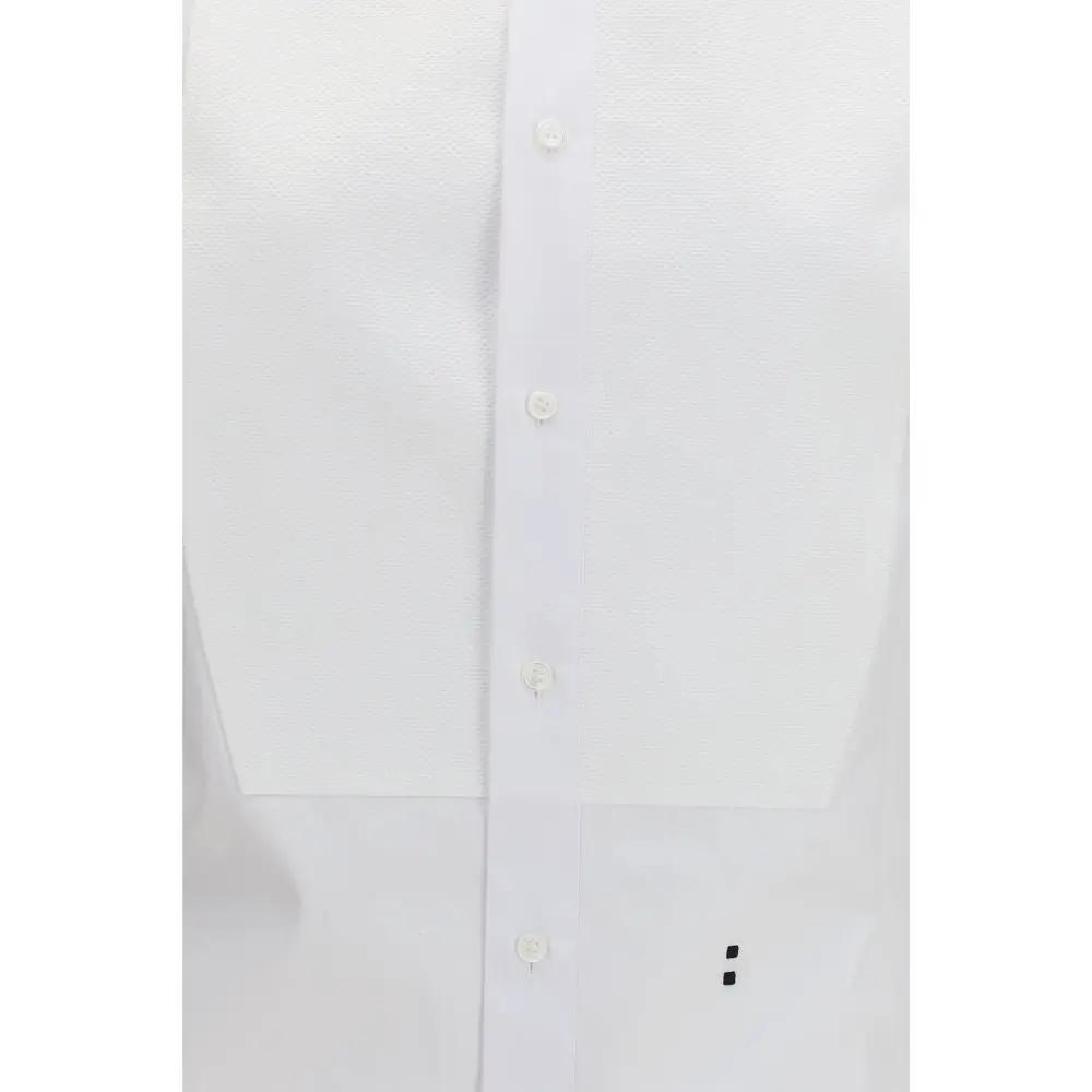 Fendi Fendi White Cotton Dress Shirt