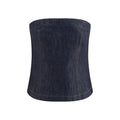 Brunello Cucinelli Brunello Cucinelli Blue Cotton Bodysuit