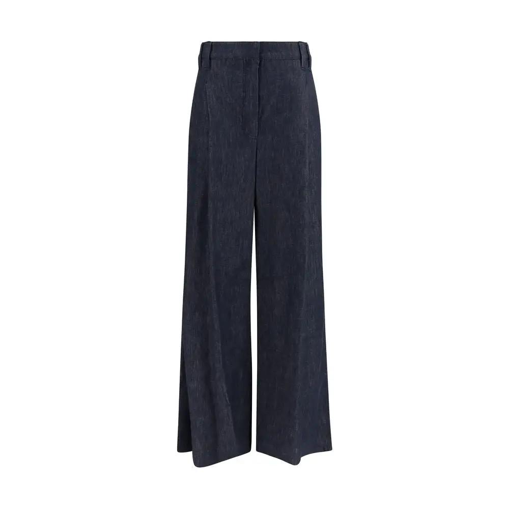 Brunello Cucinelli Brunello Cucinelli Blue Cotton Jeans Denim