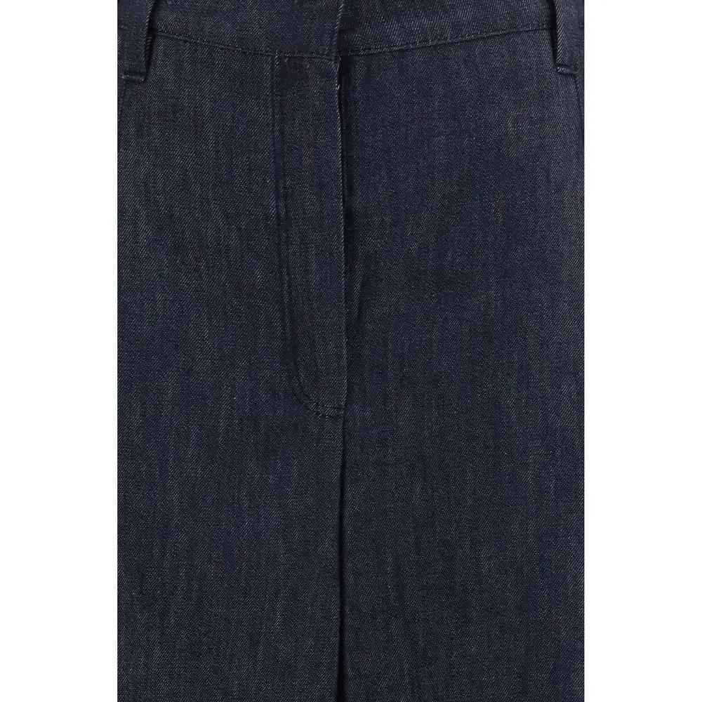 Brunello Cucinelli Brunello Cucinelli Blue Cotton Jeans Denim