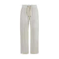 Brunello Cucinelli Brunello Cucinelli White Cotton Athletic Pants