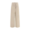 Brunello Cucinelli Brunello Cucinelli Beige Cotton Casual Pants