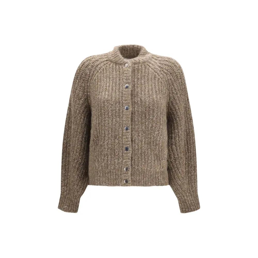 Brunello Cucinelli Brunello Cucinelli Brown Cashmere Cardigan